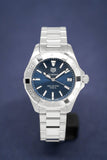 Tag Heuer Aquaracer Quartz 32mm Blue Dial Silver Steel Strap Watch for Women - WBD1312.BA0740