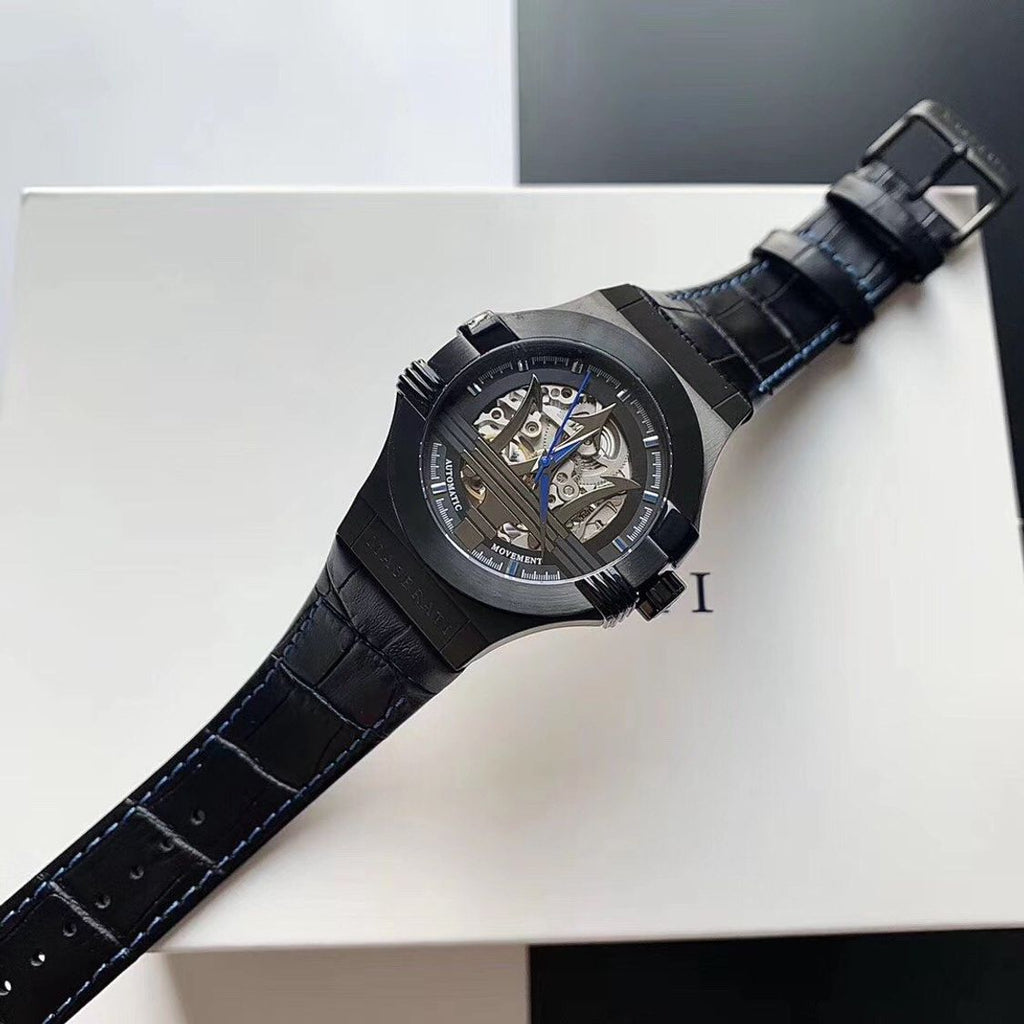 Maserati Sfida Automatic Black Dial Men's Watch R8823140002 – Watches of  America