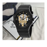 Maserati Potenza Skeleton Limited Edition Black Dial Black Leather Strap Watch For Men - R8821108027