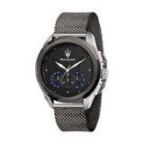 Maserati Traguardo Chronograph Black Dial Mesh Bracelet Watch For Men - R8873612006