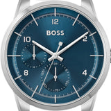 Hugo Boss Sophio Blue Dial Silver Mesh Bracelet Watch for Men - 1513942