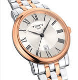 Tissot Carson Premium White Dial Two Tone Steel Strap Watch For Men - T122.410.22.033.00