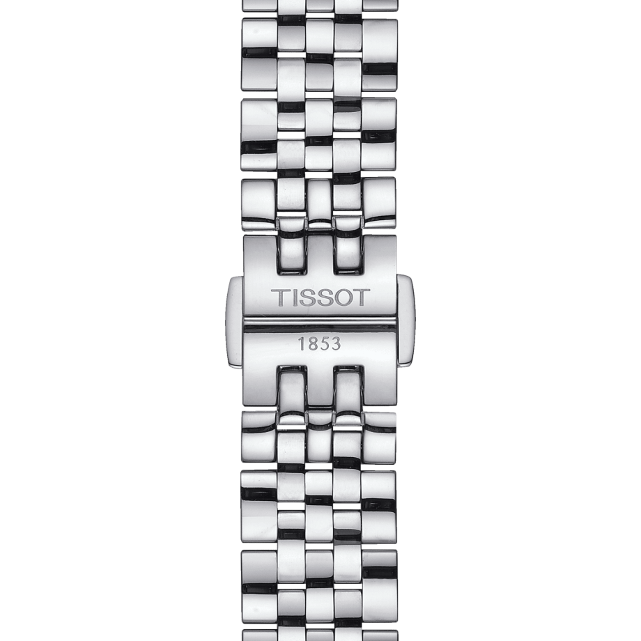 Tissot Le Locle Lady Automatic Diamonds Silver Dial Silver Steel Strap Watch For Women - T006.207.11.036.00