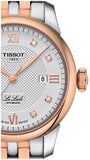 Tissot T Classic Le Locle Automatic Lady Silver Dial Two Tone Steel Strap Watch For Women - T006.207.22.036.00