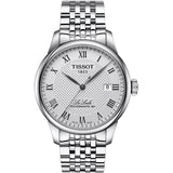 Tissot Le Locle Powematic 80 Silver Dal Silver Steel Strap Watch For Men - T006.407.11.033.00