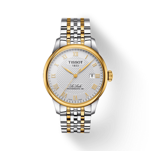 Tissot Le Locle Powermatic 80 Silver Dial Two Tone Steel Strap Watch For Men - T006.407.22.033.01