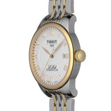 Tissot T Classic Le Locle Powermatic 80 Silver Dial Two Tone Steel Strap Watch For Men - T0064072203301