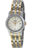 Tissot T Classic Dream Mother of Pearl Dial Two Tone Steel Strap Watch For Women - T033.210.22.111.00