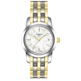 Tissot T Classic Dream Mother of Pearl Dial Two Tone Steel Strap Watch For Women - T033.210.22.111.00