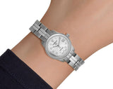 Tissot T Classic PR100 Silver Dial Silver Steel Strap Watch For Women - T049.210.11.032.00