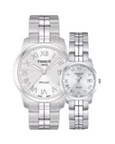 Tissot T Classic PR100 Silver Dial Silver Steel Strap Watch For Women - T049.210.11.033.00