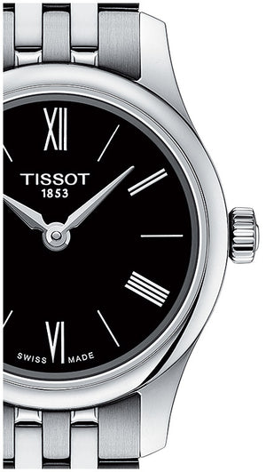 Tissot T Classic Tradition 5.5 Lady Black Dial Watch For Women - T063.009.11.058.00