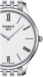 Tissot T Classic Tradition 5.5 White Dial Watch For Men - T063.409.11.018.00