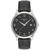 Tissot T Classic Tradition Black Leather Watch For Men - T063.610.16.052.00