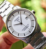 Tissot Luxury Powermatic 80 Silver Dial Silver Steel Strap Watch For Men - T086.408.11.031.00