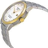 Tissot Luxury Powermatic 80 White Dial Silver Steel Strap Watch For Men - T086.408.22.036.00