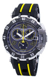 Tissot T Race Thomas Luthi Chronograph Grey Dial Black Rubber Strap Watch For Men - T092.417.27.067.00