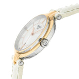 Tissot Flamingo Mother of Pearl Dial White Leather Strap Watch For Women - T094.210.26.111.01