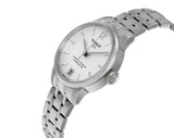 Tissot Chemin Des Tourelles Powermatic 80 Lady White Dial Silver Steel Strap Watch For Women - T099.207.11.037.00