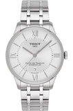 Tissot Chemin Des Tourelles Powermatic 80 Silver Dial Silver Steel Strap Watch For Men - T099.407.11.038.00