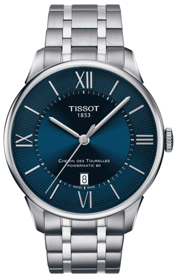 Tissot Chemin Des Tourelles Powermatic 80 Lady Blue Dial Silver