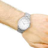 Tissot PR 100 Quartz White Dial Silver Steel Strap Watch For Women - T101.410.11.031.00