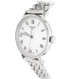 Tissot T Classic Everytime Small White Dial Silver Mesh Bracelet Watch For Women - T109.210.11.033.00