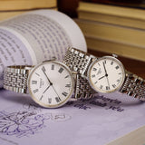 Tissot T Classic Everytime Small White Dial Silver Mesh Bracelet Watch For Women - T109.210.11.033.00