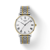 Tissot Everytime Medium White Dial Two Tone Mesh Bracelet Watch For Men - T109.410.22.033.00