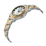 Tissot T Wave Lady White Mother of Pearl Dial Two Tone Steel Strap Watch For Women - T112. 210. 22. 113. 00