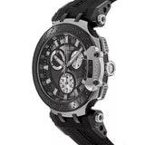 Tissot T Race Chronograph Anthracite Black Dial Black Rubber Strap Watch For Men - T115.417.27.061.00