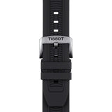 Tissot T Race Chronograph Anthracite Black Dial Black Rubber Strap Watch For Men - T115.417.27.061.00