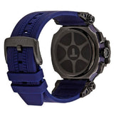 Tissot T Race Chronograph Blue Dial Blue Silicon Strap Watch For Men - T115.417.37.041.00