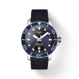 Tissot Seastar 1000 Powermatic 80 Silicium Blue Dial Blue Nylon Strap Watch For Men - T120.407.17.041.01