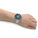 Tissot Seastar 1000 Chronograph Green Dial Silver Steel Strap Watch For Men - T120.417.11.091.01