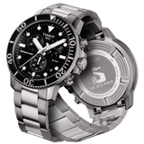Tissot Seaster 1000 Chronograph Quartz Black Silver Steel Strap Watch For Men - T120.417.11.051.00