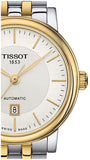 Tissot T Classic Carson Premium White Dial Two Tone Stainless Steel Strap Watch for Women - T122.207.22.031.00