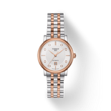 Tissot T Classic Carson Premium Diamonds White Dial Two Tone Steel Strap Watch for Women - T122.207.22.036.00