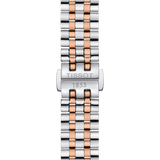 Tissot T Classic Carson Premium Diamonds White Dial Two Tone Steel Strap Watch for Women - T122.207.22.036.00