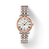 Tissot Carson Premium Lady Silver Dial Two Tone Steel Strap Watch For Women - T122.210.22.033.01