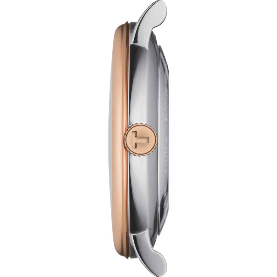 Tissot Carson Premium Powermatic 80 Silver Dial Two Tone Steel Strap Watch For Men - T122.407.22.033.00