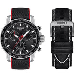 Tissot Supersport Vuelta Special Edition Chrono Black Dial Black Nylon Strap Watch for Men - T125.617.17.051.01