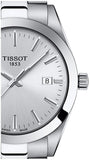 Tissot Gentleman Silver Dial Silver Steel Strap Watch For Men - T127.410.11.031.00