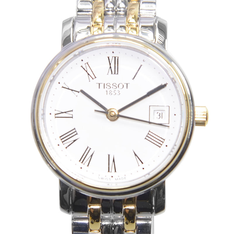 Tissot T Classic Desire Two Tone Quartz Watch For Women