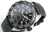 Tag Heuer Formula 1 Black Dial Black Leather Strap Watch for Men - CAZ1010.FT8024
