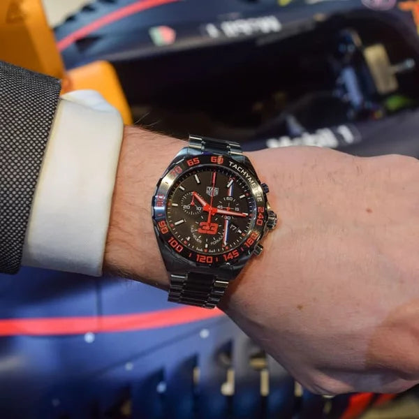 TAG Heuer Formula 1 43mm Men's Watch, Black and Orange Dial, CAZ101AH.BA0842