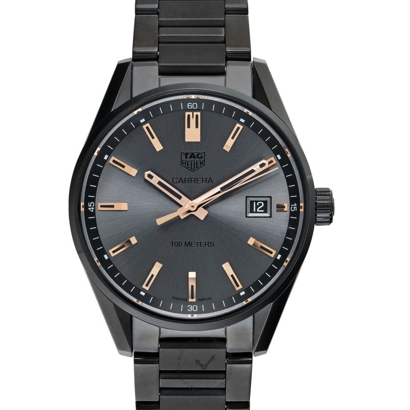 Tag Heuer Carrera Special Edition 39mm Black Dial Black Steel Strap Watch for Women - WAR1113.BA0602