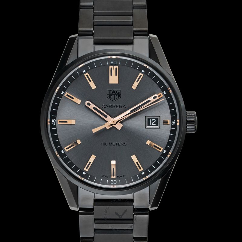 Tag Heuer Carrera Special Edition 39mm Black Dial Black Steel Strap Watch for Women - WAR1113.BA0602
