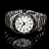 Tag Heuer Formula 1 White Dial Silver Steel Strap Watch for Men - WAZ1111.BA0875