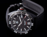 Tag Heuer Formula 1 Automatic 41mm Black Dial Black Rubber Strap Watch for Men - WAZ2115.FT8023